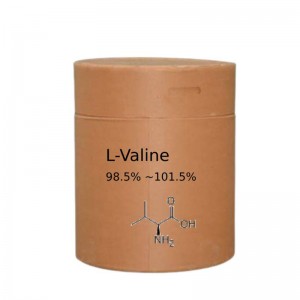 ยอดนิยมขายอาหารเสริมเกรดอาหารผงกรดอะมิโน L-Valine Powder