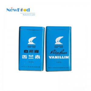 NewFood Regular Stock Good Quality Hot Sale Food Grade Bear Vanillin Powder/Vanillin Crystal