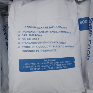 Executive Standard Food grade 68% Stok Qiyməti SHMP Sodium Hexametafosphate